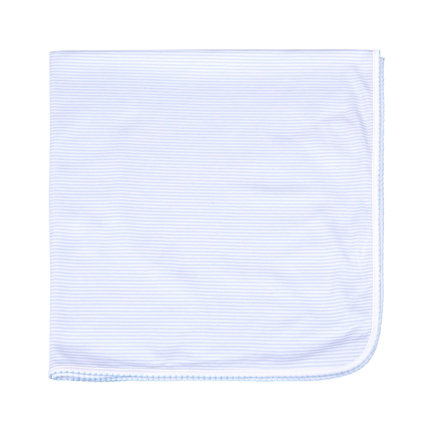Mini Stripes Pima Receiving Blanket