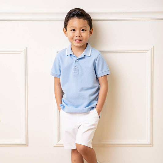 Organic White Chino Shorts