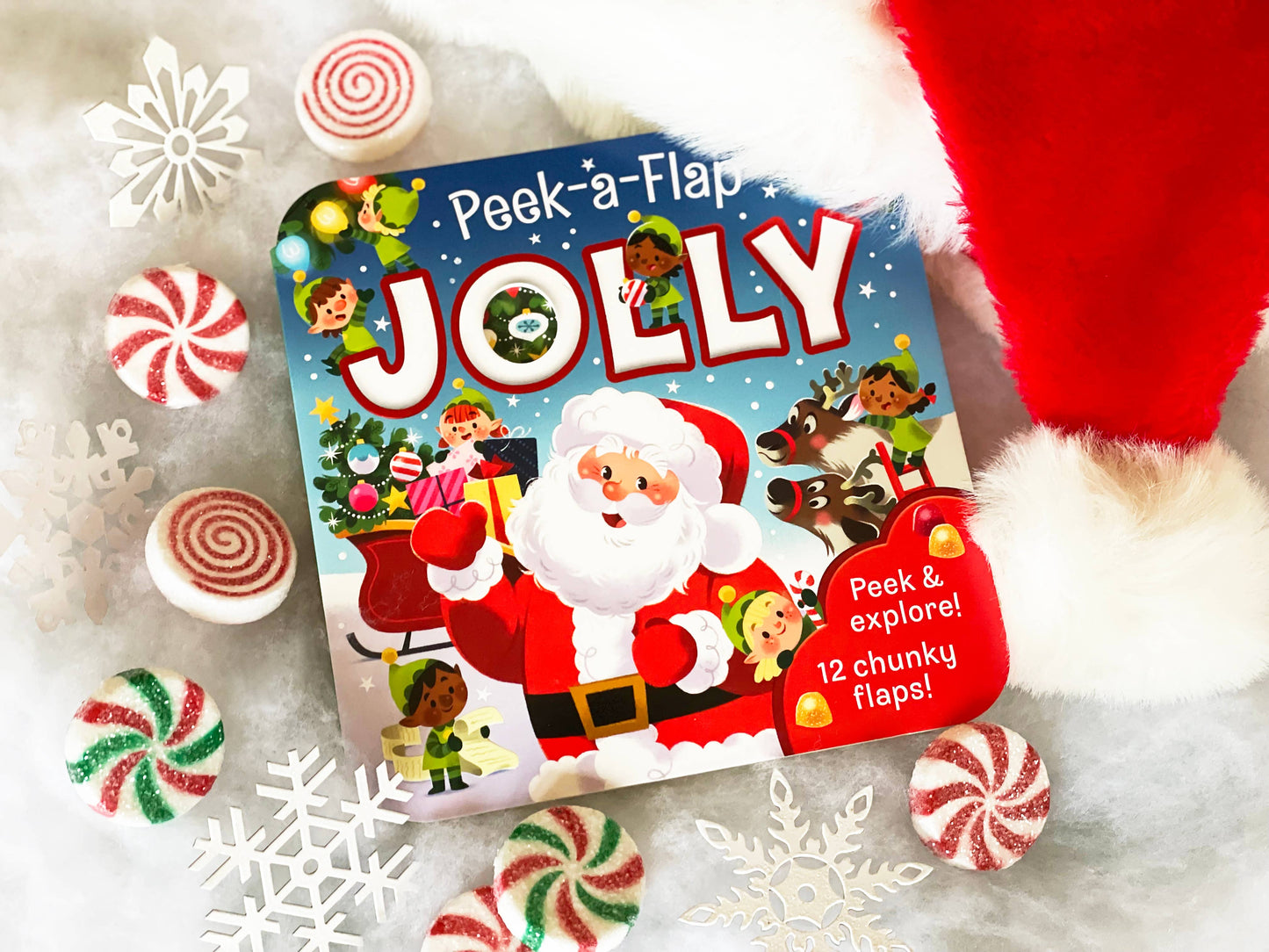 Jolly Peek-a-Flap Board Book