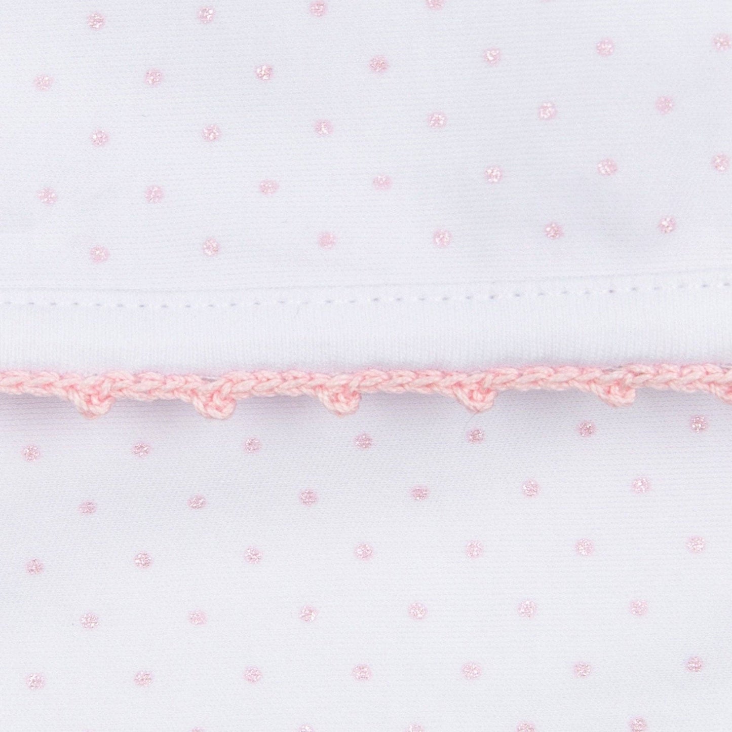 Pink Little Love Pima Receiving Blanket
