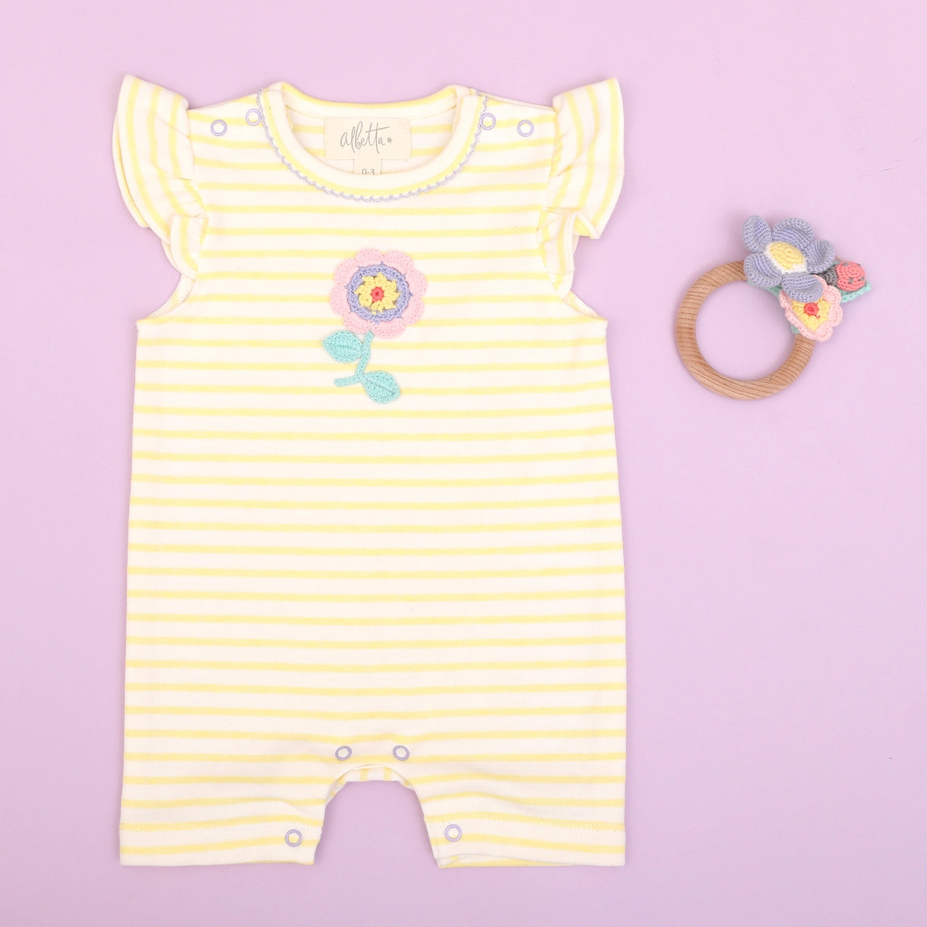 Flower Frill Romper