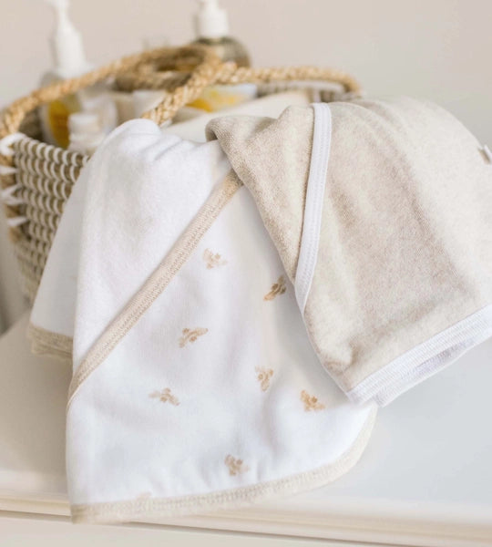 Golden Bee Organic Cotton Hooded Towels-2 Pack