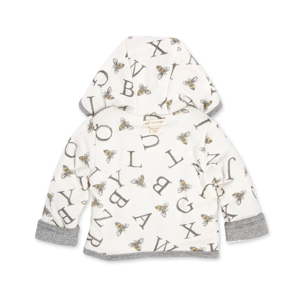 A-Bee-C Organic Reversible Jacket - Heather Grey