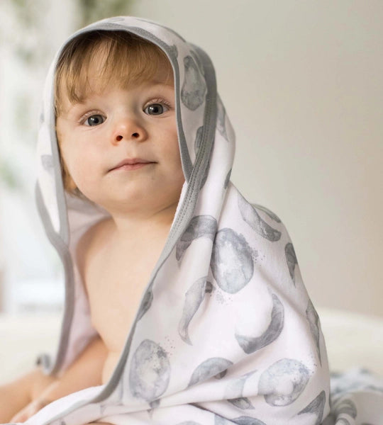 Hello Moon Organic Cotton Hooded Towels-2 Pack