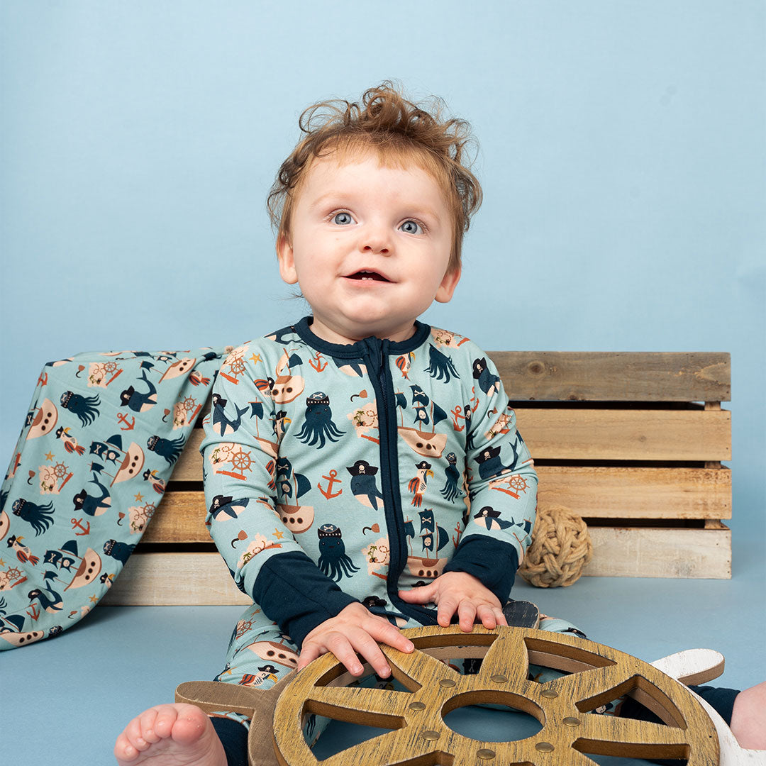 Pirate's Life Bamboo Convertible Pajamas