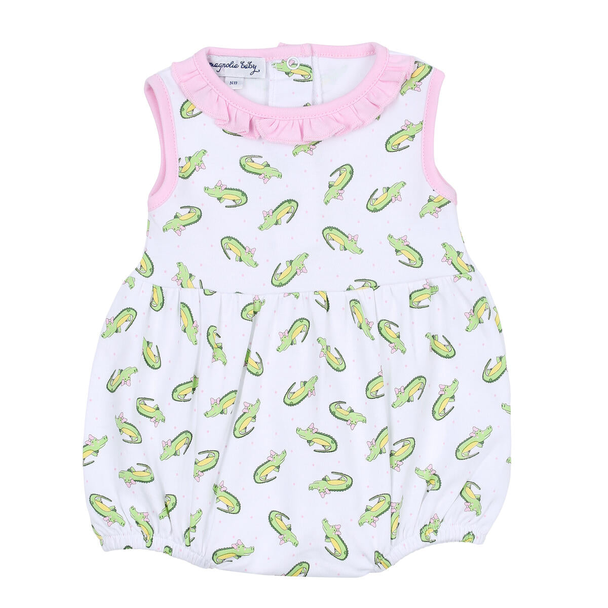 Alligator Friends Pima Sleeveless Bubble