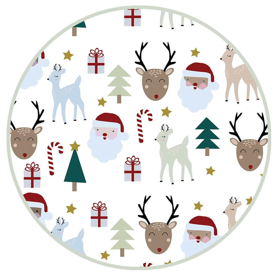 Santa and Friends Bamboo Convertible Pajamas