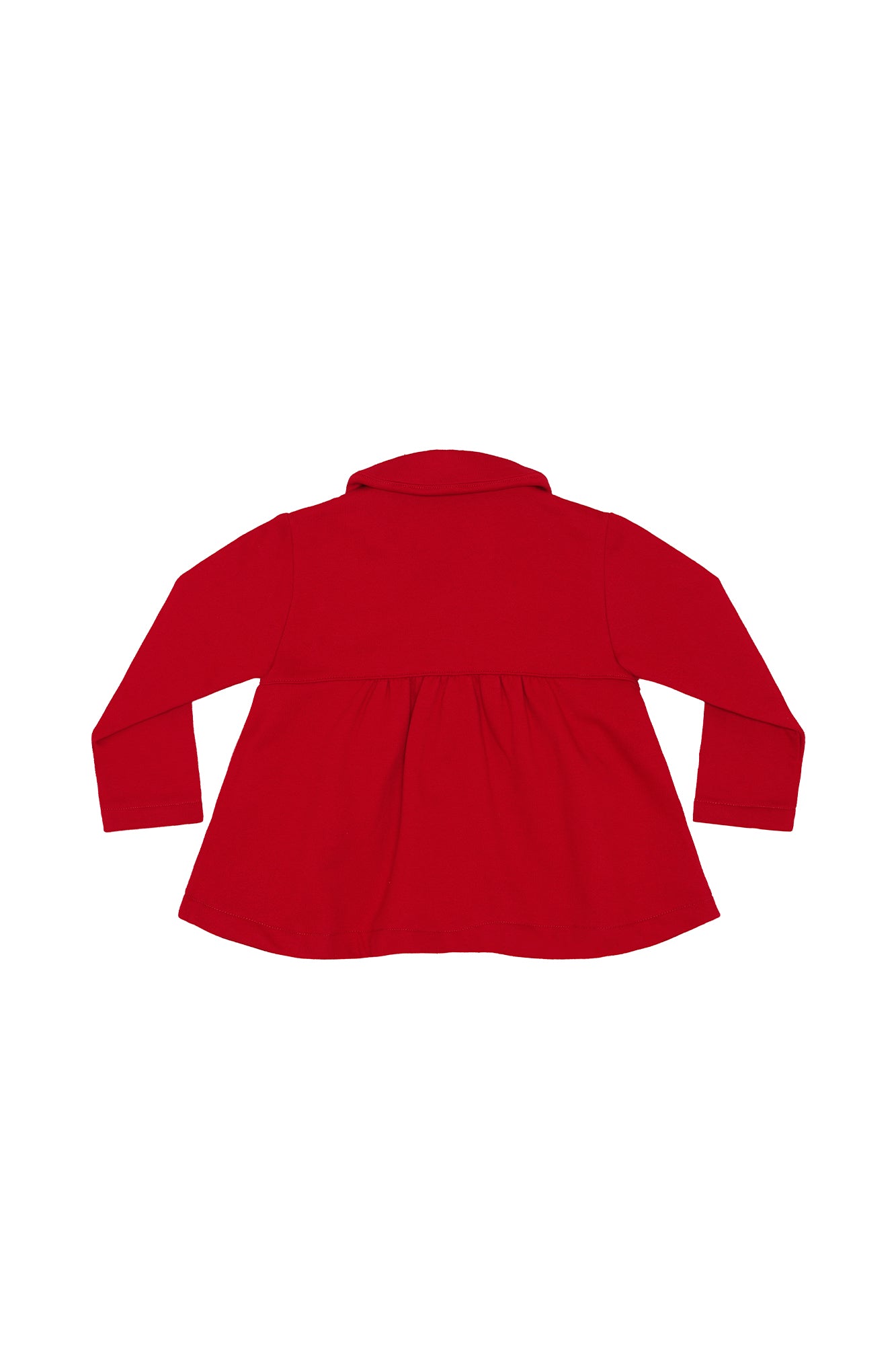 Elise Pima Bow Coat - Red