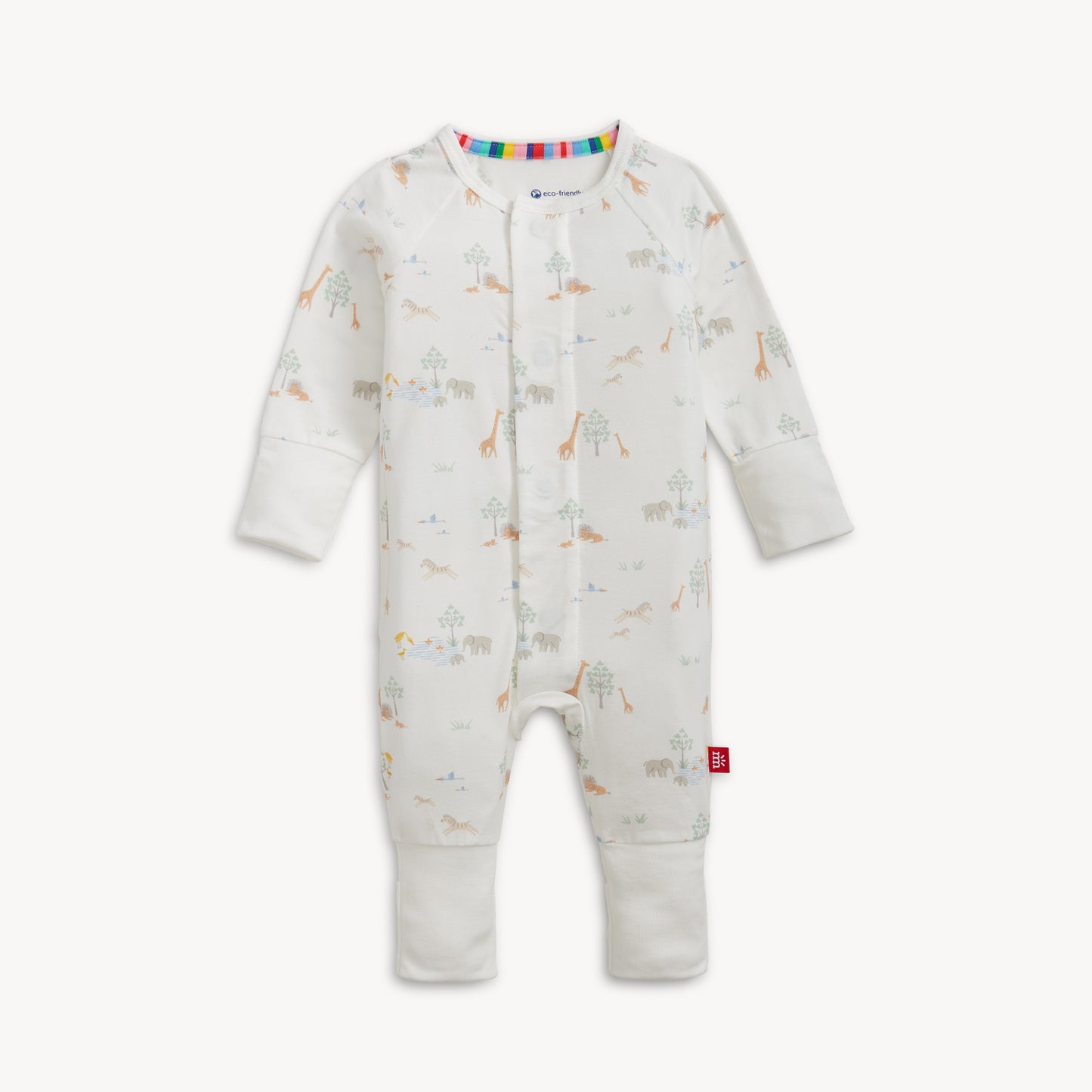 White Serene Safari Magnetic Convertible Coverall