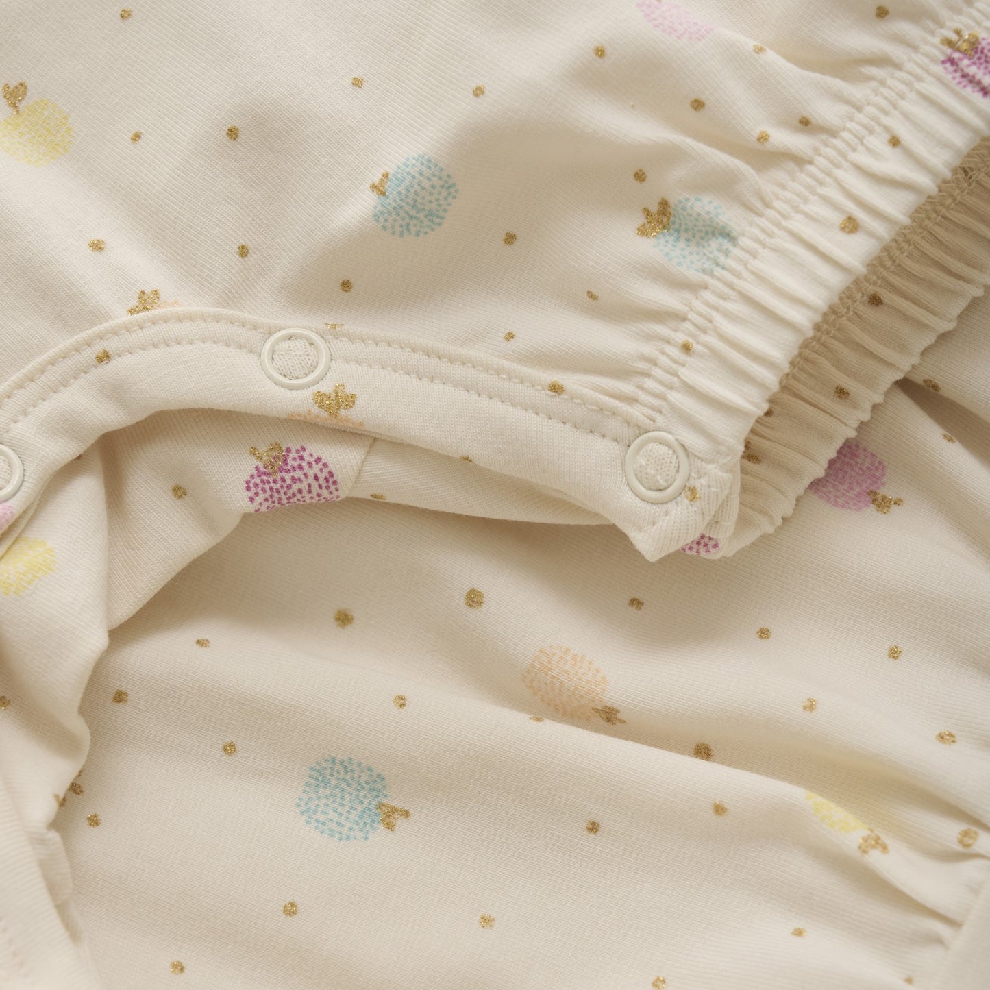 Organic Ruffle Market Romper