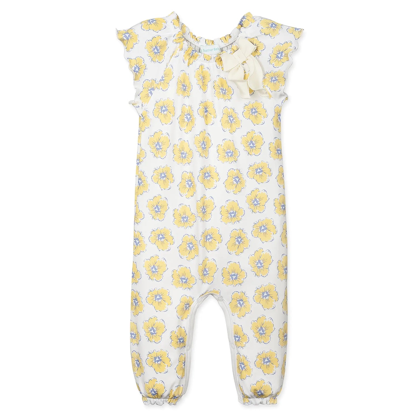 Sabine Bow Pima Romper
