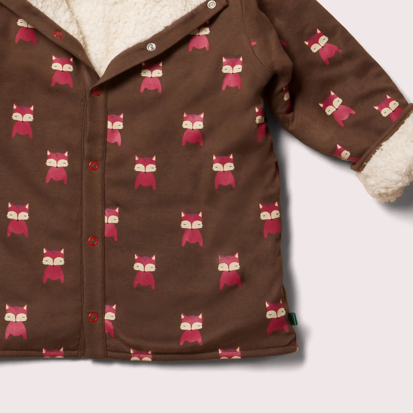 Organic Fox Reversible Sherpa Jacket