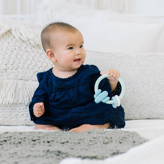 Ritzy Rattle™ Cactus Silicone Teether Rattle