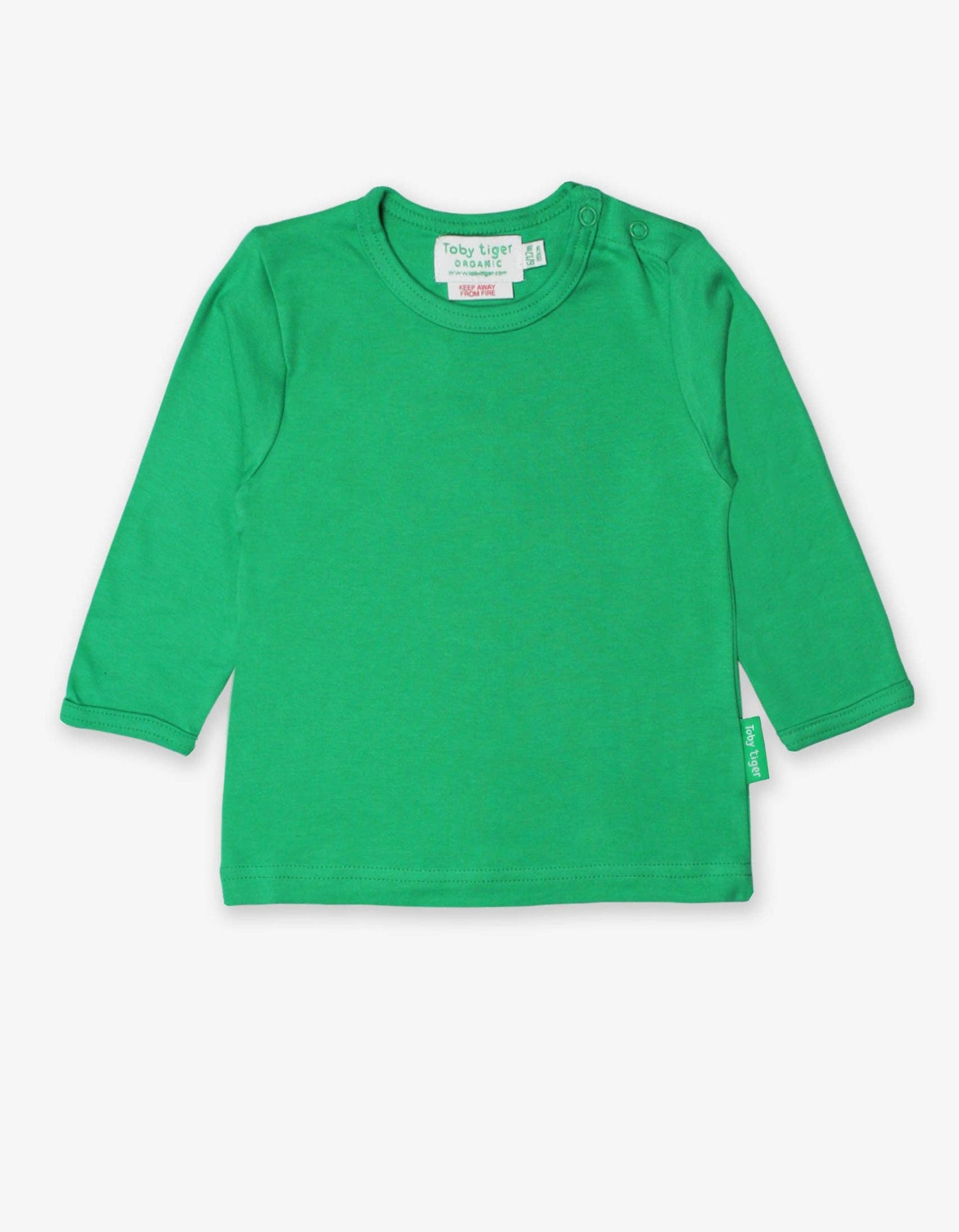 Organic Green Basic Long Sleeve Shirt