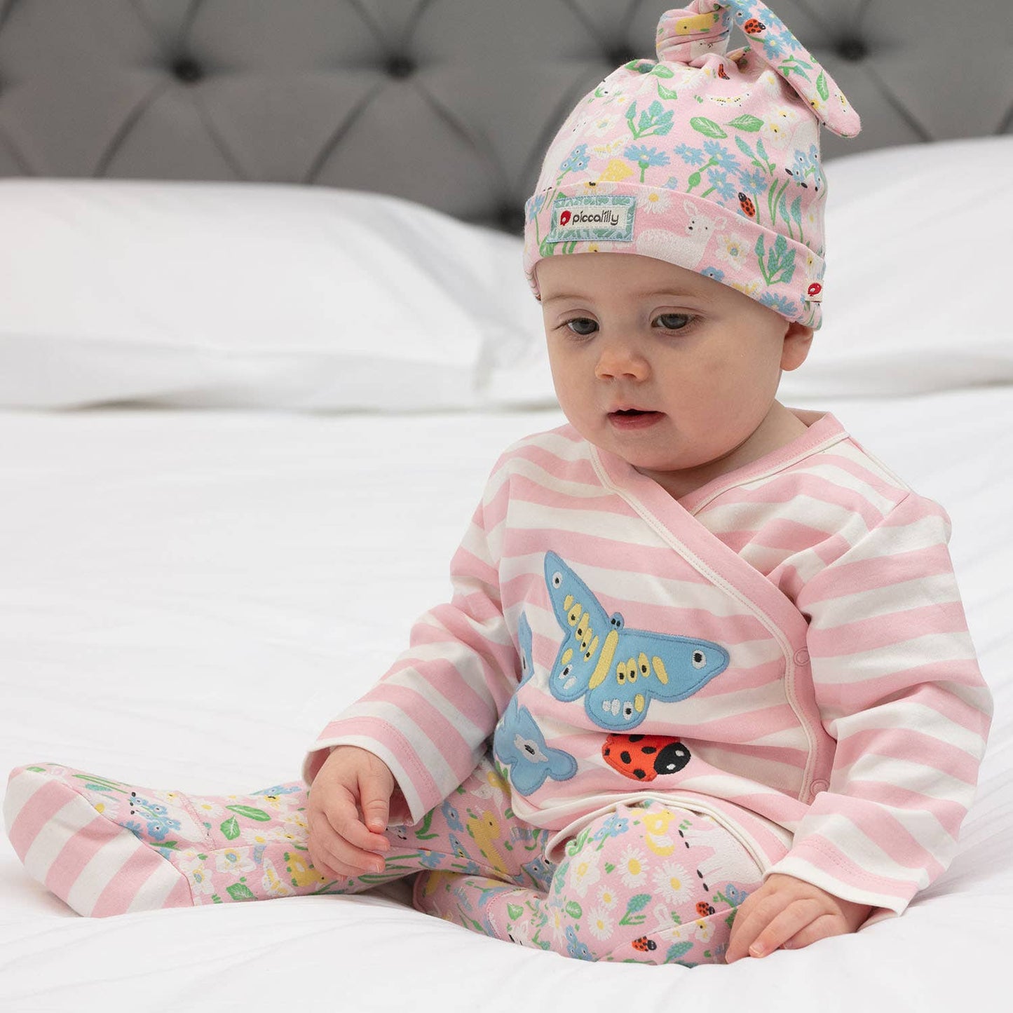 3 Piece Baby Footie Set - Little Lamb