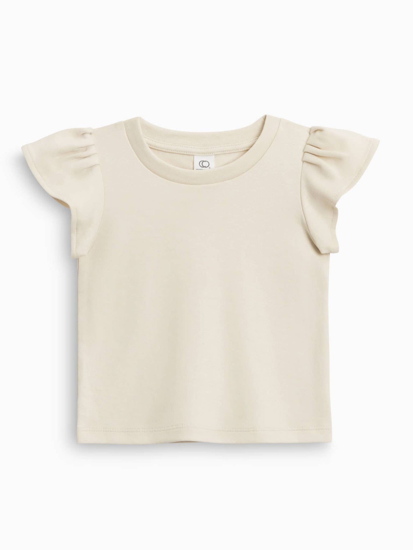 Pearl Petal Sleeve Top - Natural