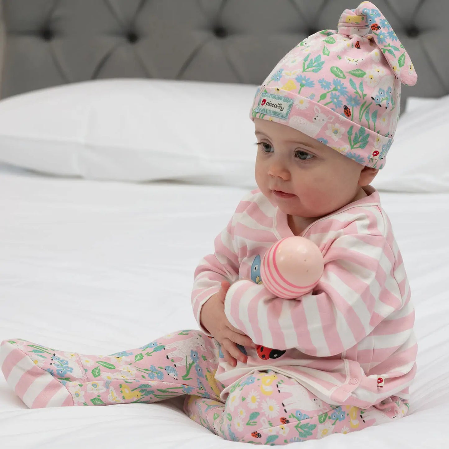 3 Piece Baby Footie Set - Little Lamb