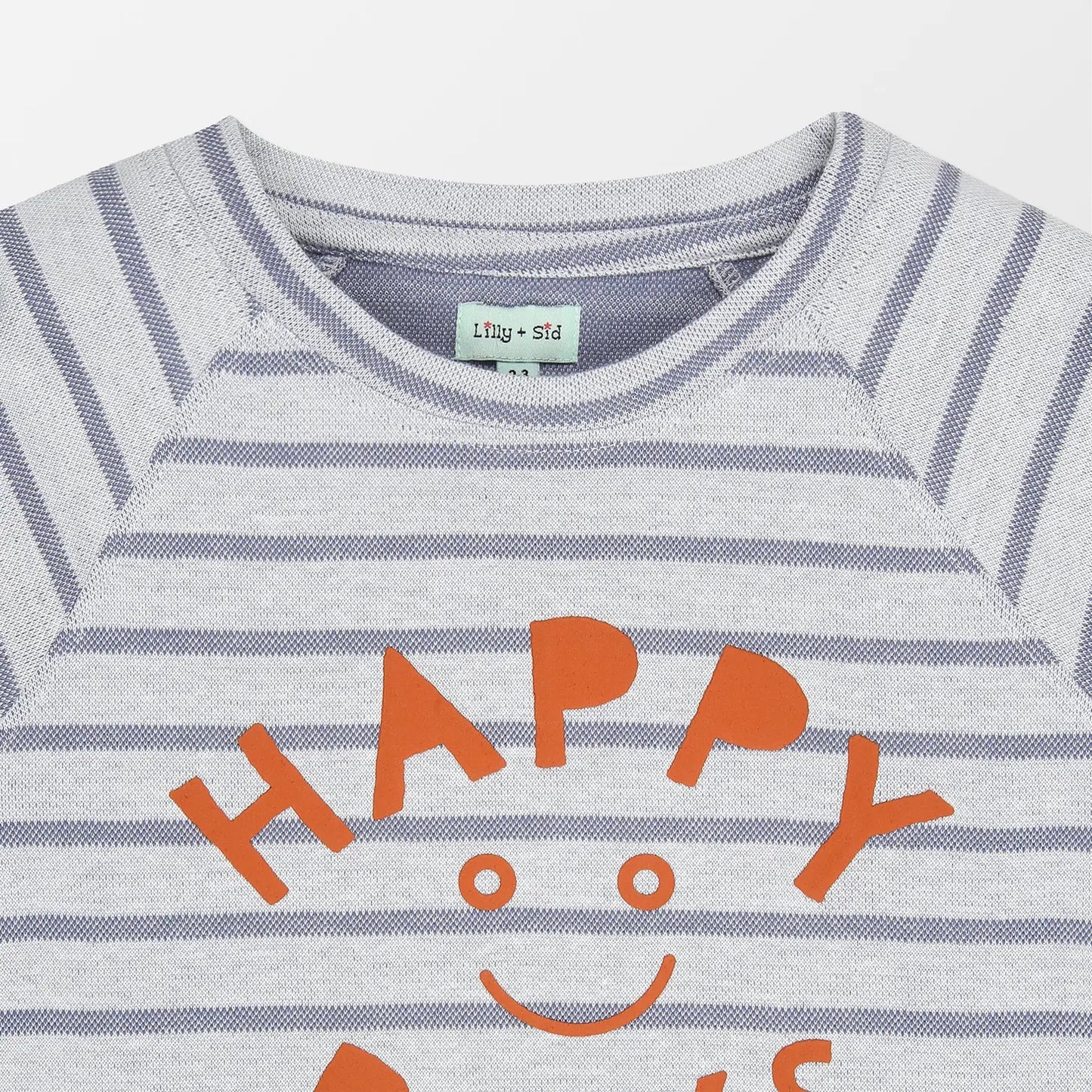 Organic Happy Days Textured Stripe Shirt