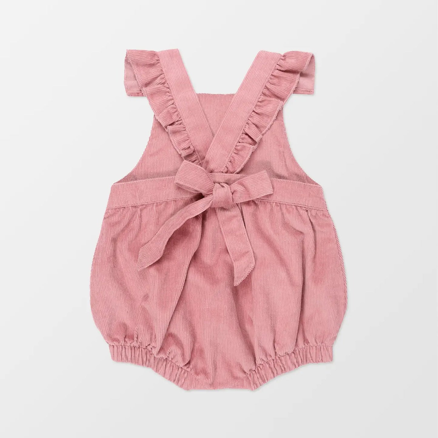 Organic Pink Frill Needlecord Bubble