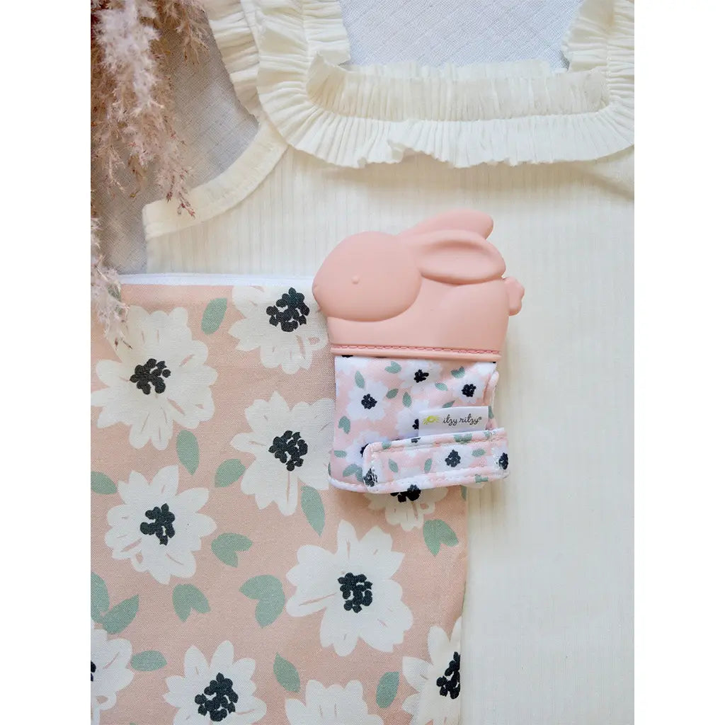 Itzy Mitt™ Bunny Silicone Teething Mitt