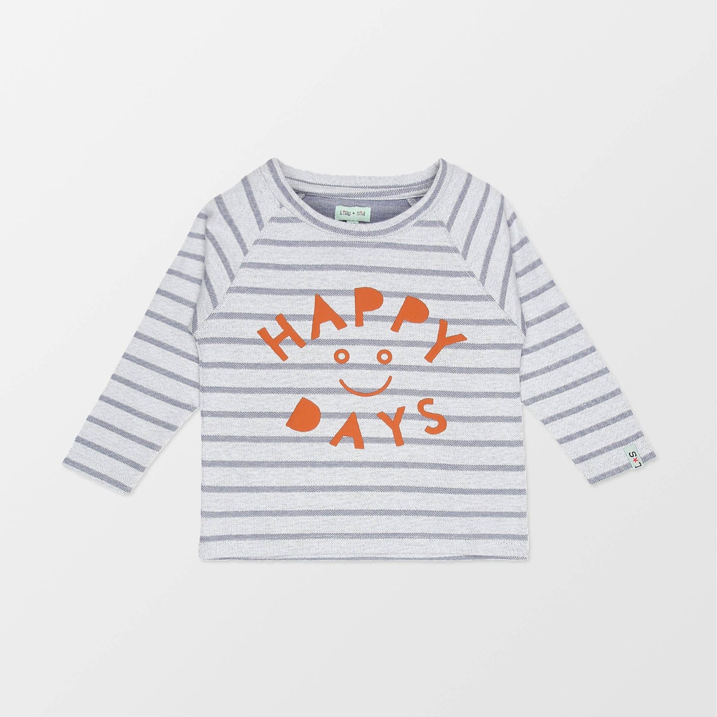 Organic Happy Days Textured Stripe Shirt