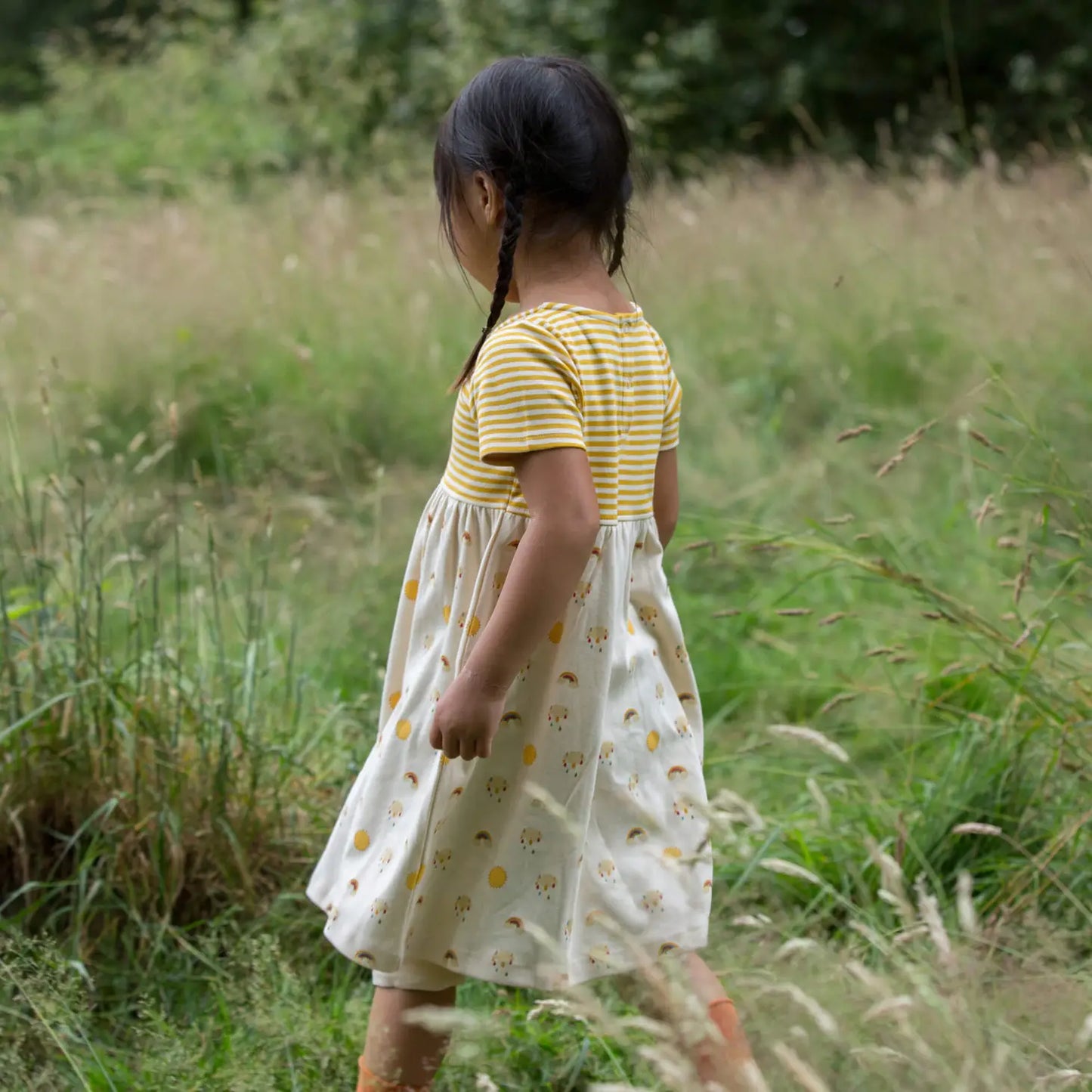 Organic Sunshine and Rainbows Dress