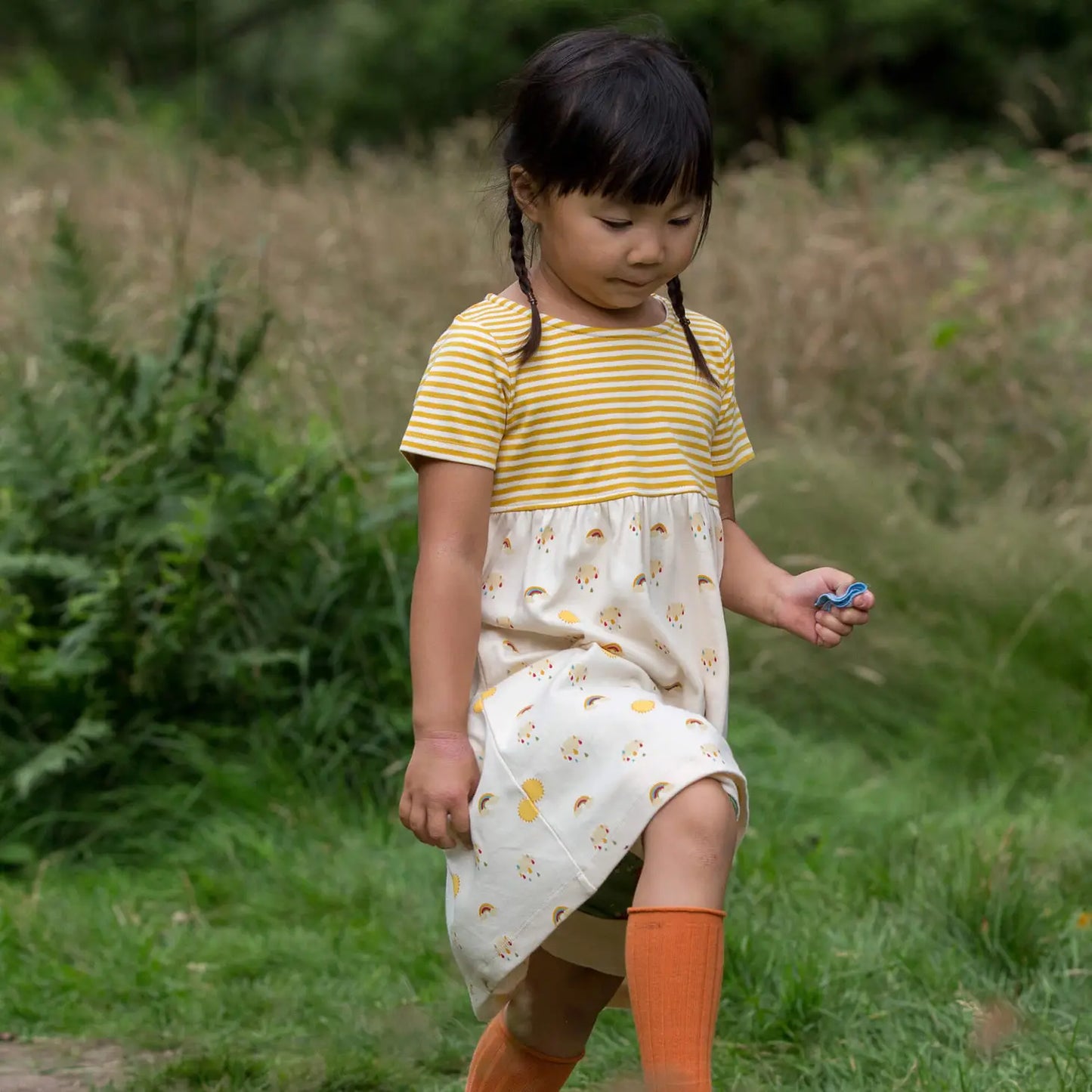 Organic Sunshine and Rainbows Dress