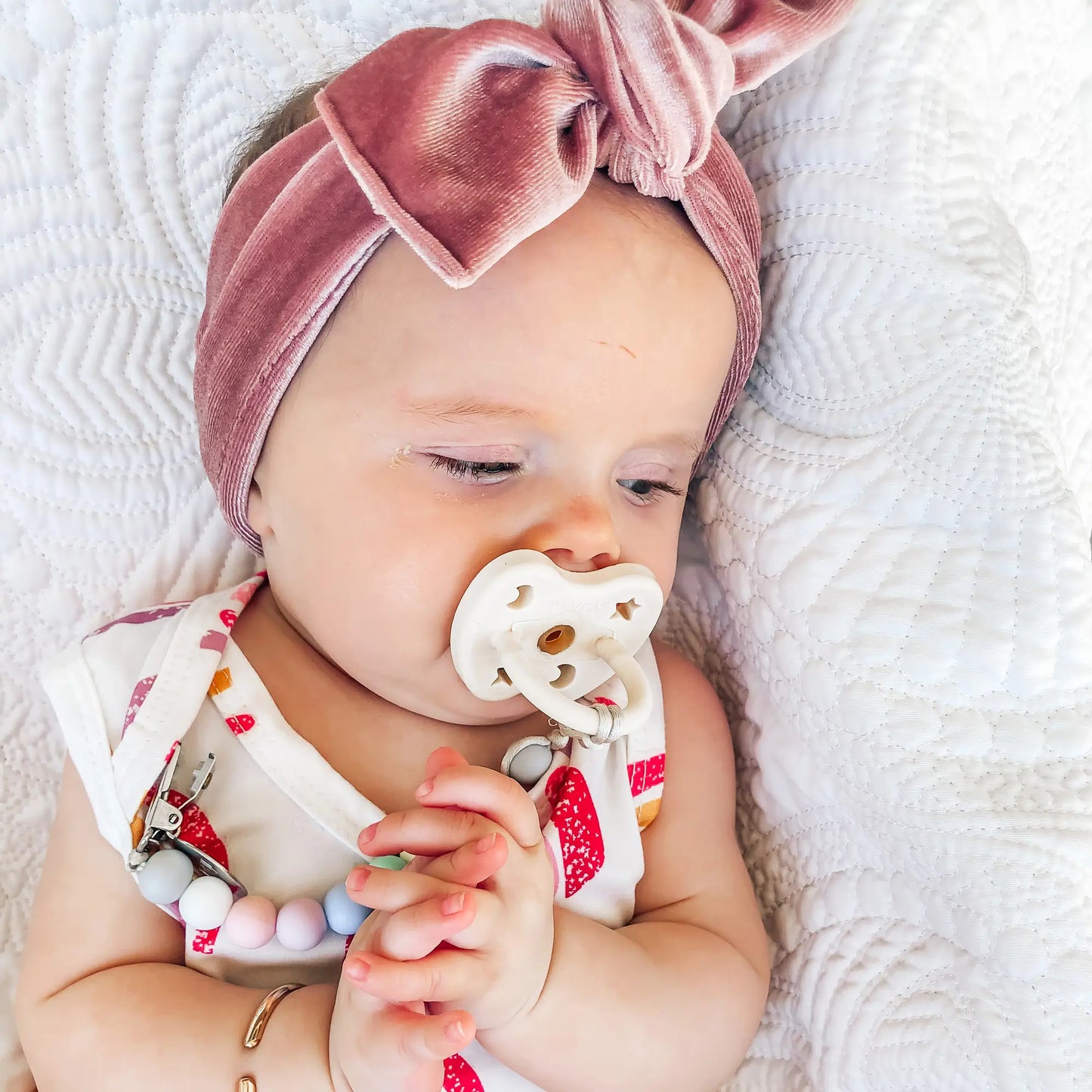 Pacifier Clip (Multi-Pastel)