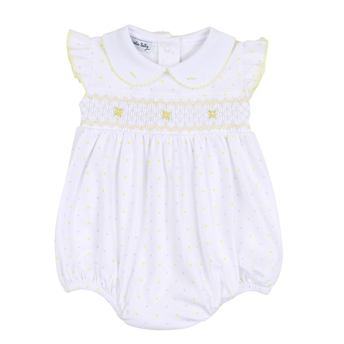 Ellen's Smocked Flutter Bubble