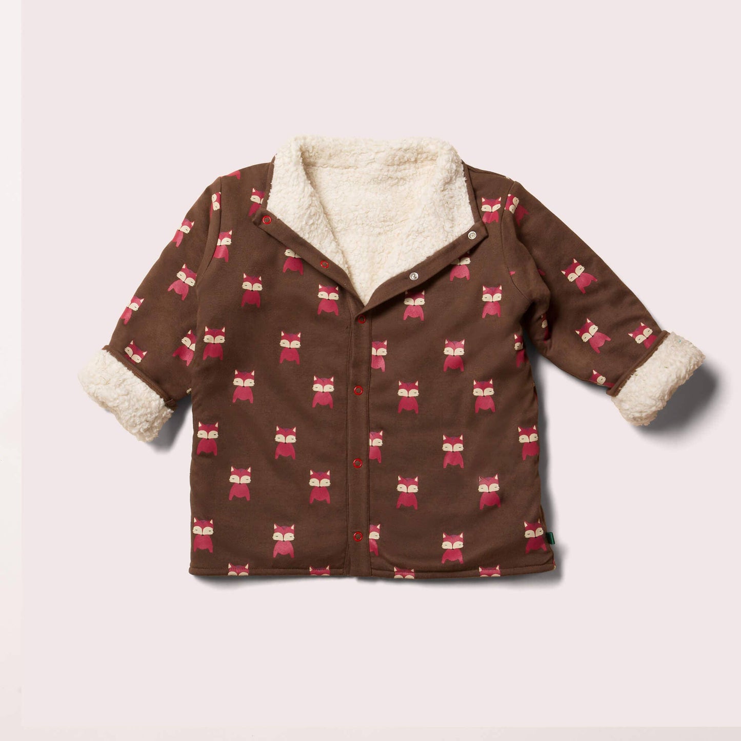 Organic Fox Reversible Sherpa Jacket