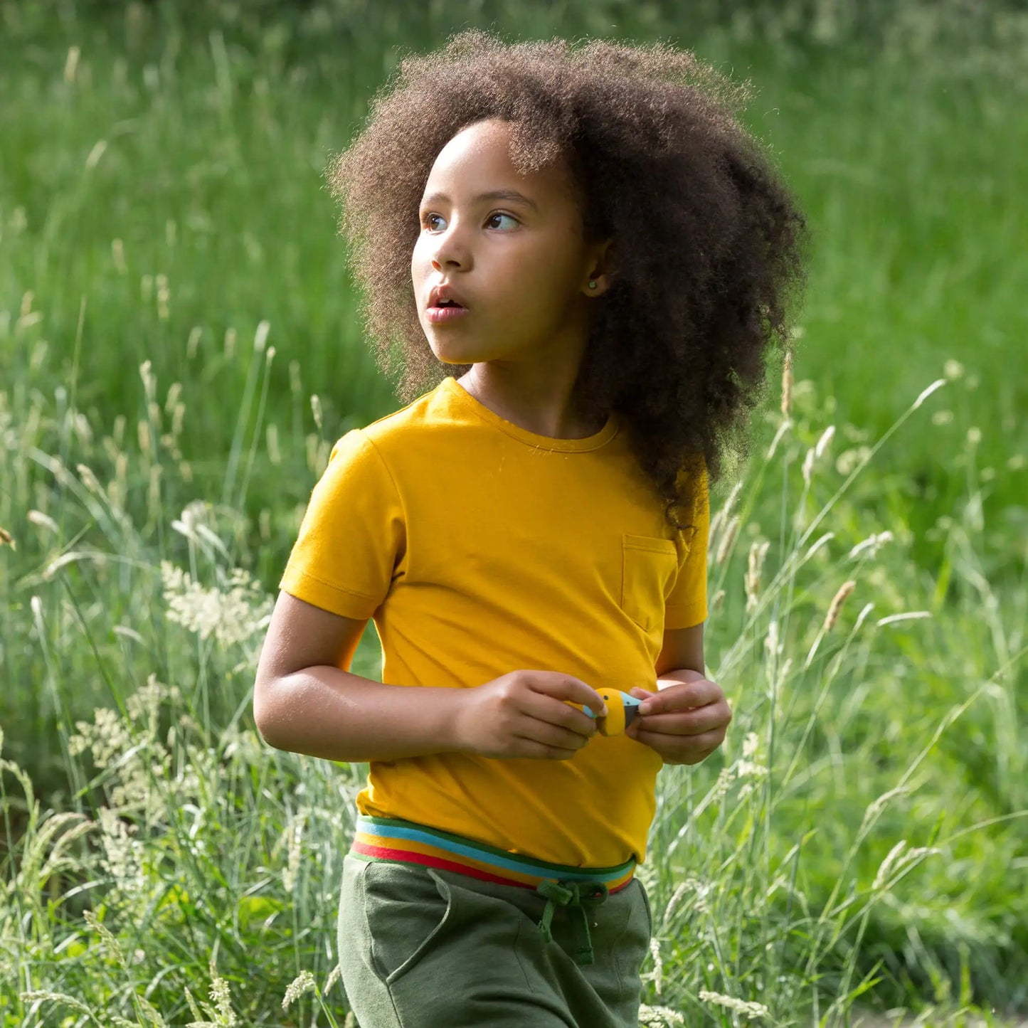 Organic Gold Pocket Short Sleeve Shirt