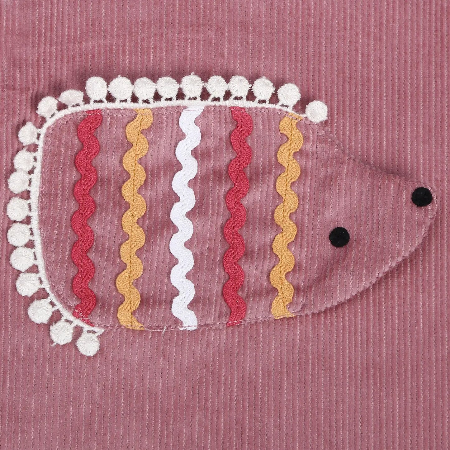 Organic Hedgehog Pocket Needlecord Dress