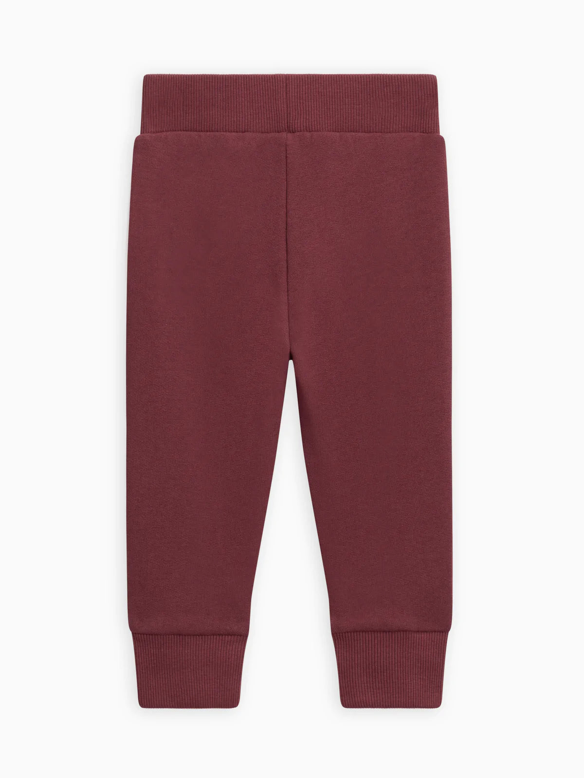 Organic Basin Fleece Joggers - Plum