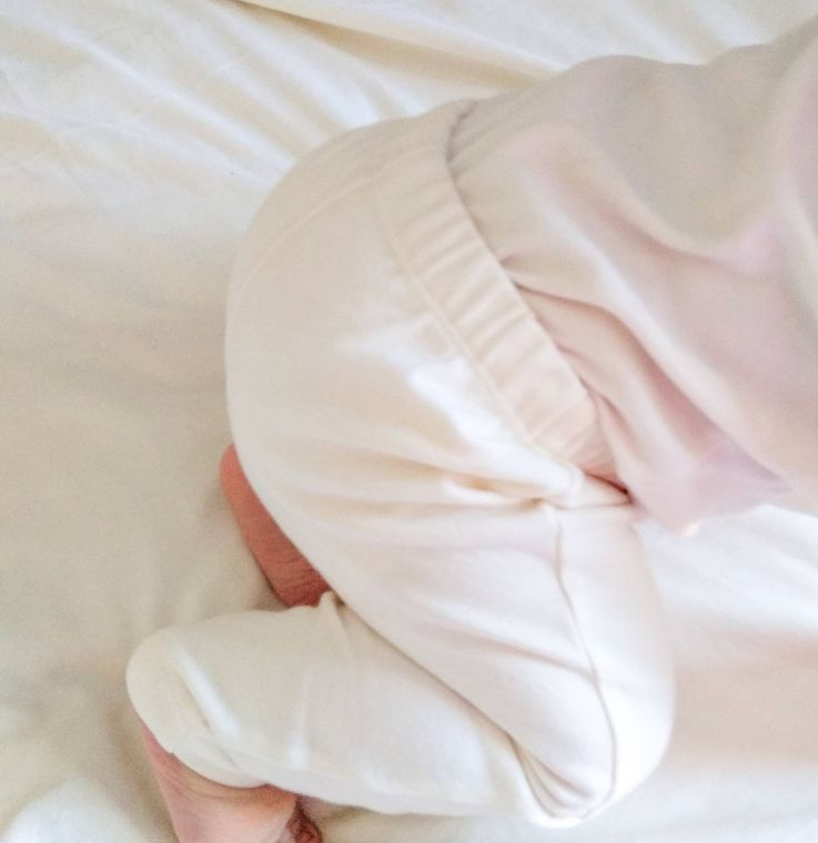 Unbleached, Undyed Organic Unisex Baby Pants/Leggings