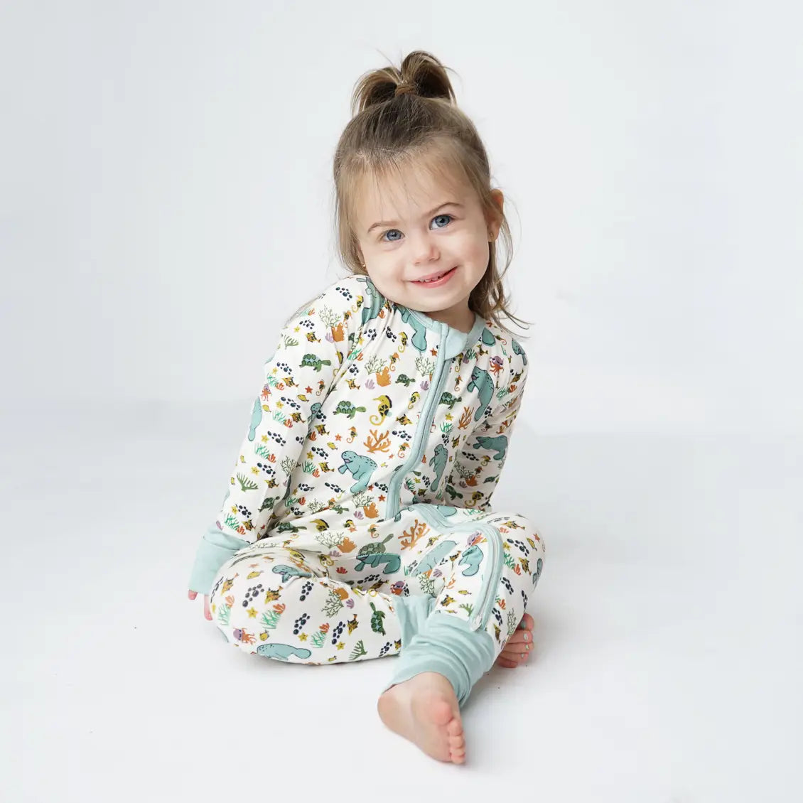 Manatee Bamboo Convertible Pajamas