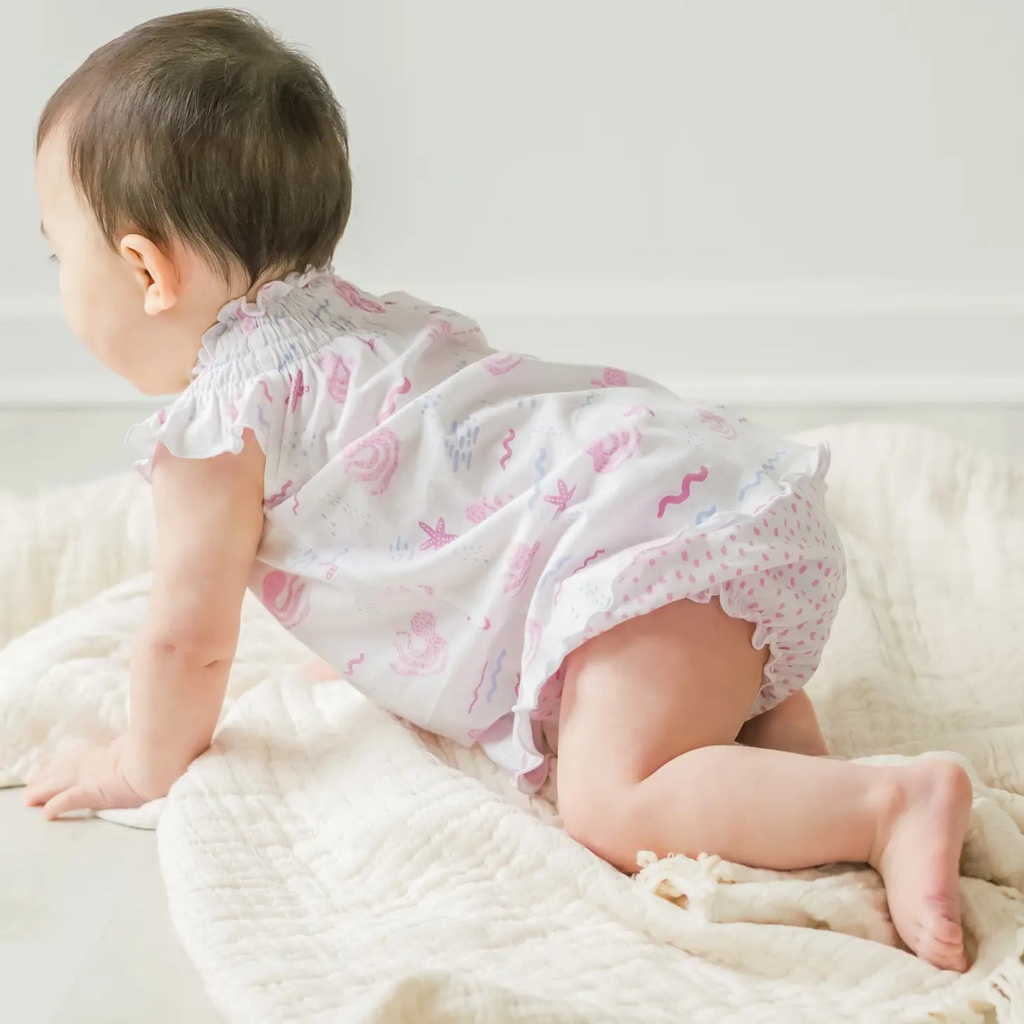Henley Octopi Pima Dress w/ Bloomers
