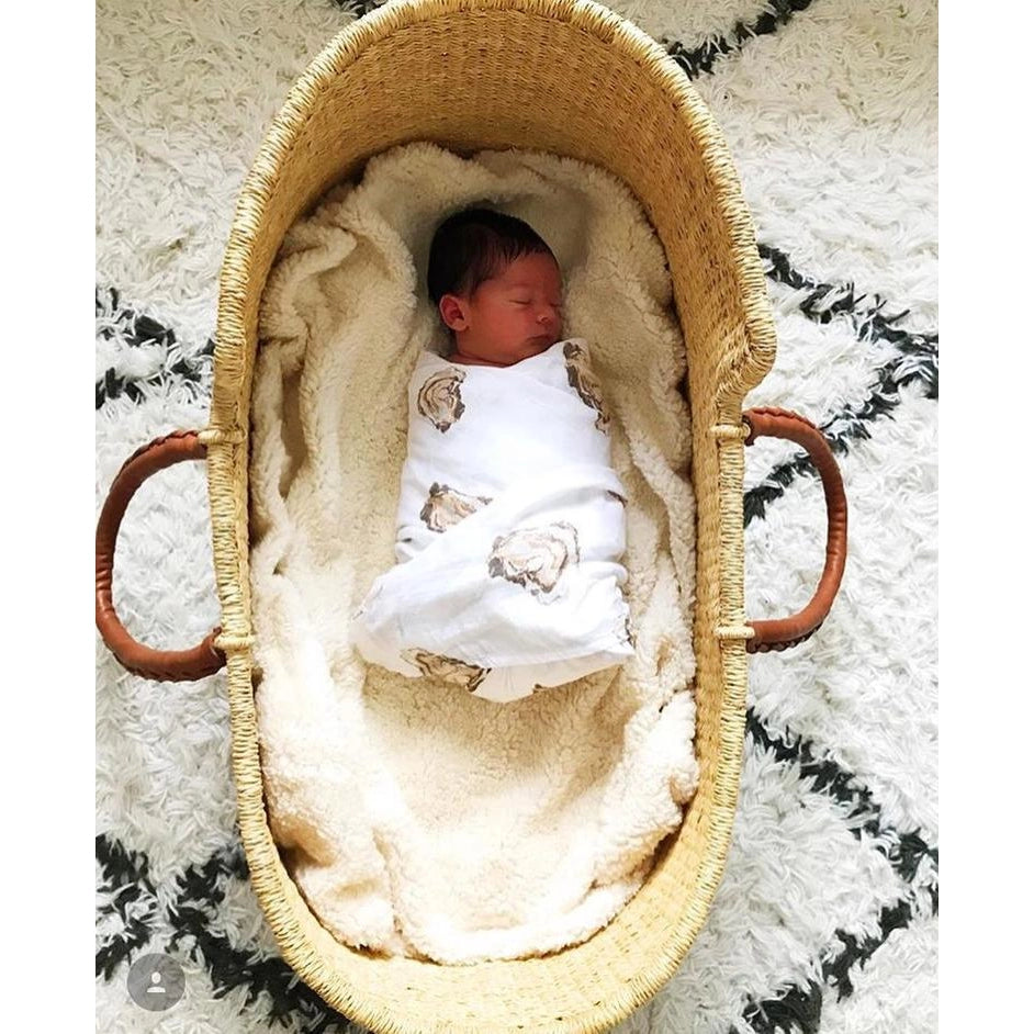 Oyster Swaddle Blanket