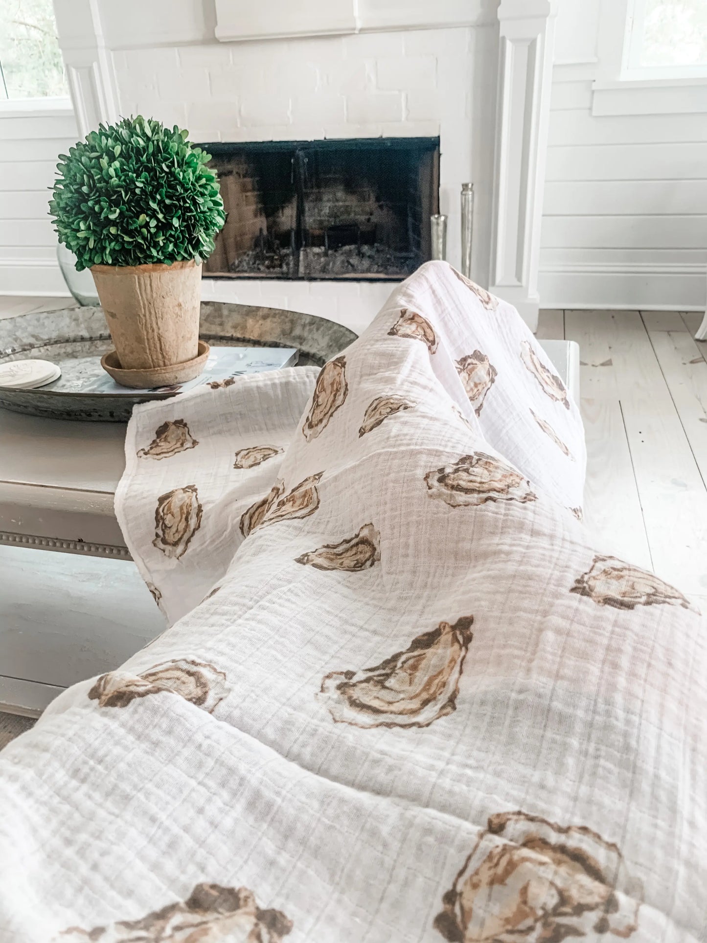 Oyster Swaddle Blanket