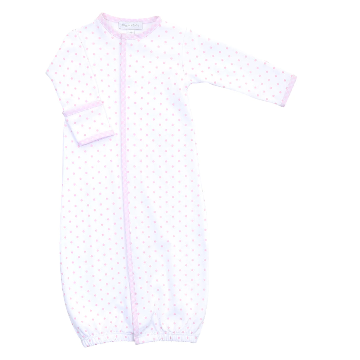Pink Gingham Dots Converter Gown