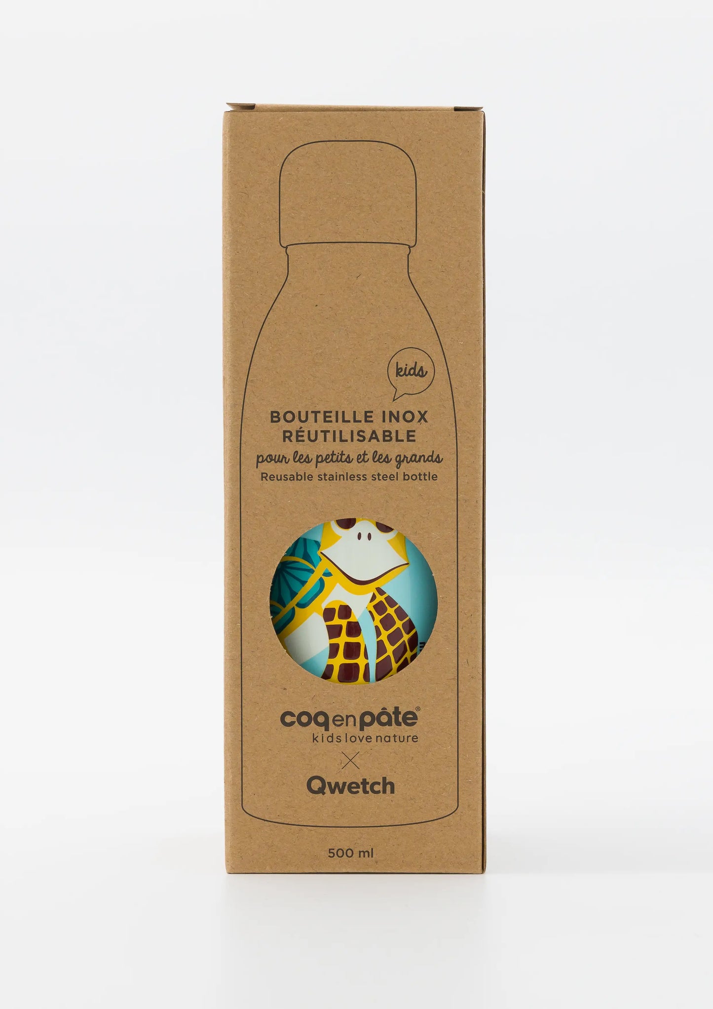 Reusable Stainless Steel Drinking Bottle - Turtle