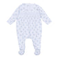 Baby's Teddy Blue Smocked Pima Footie