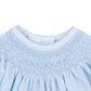 Mia and Luca's Hand Smocked Blue Bishop Gown