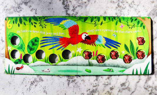 Ten Little Monkeys Board Book