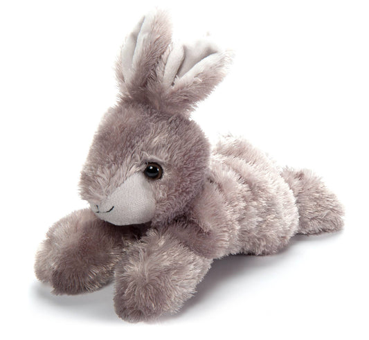8" Grey Bunny Rabbit Stuffed Animal