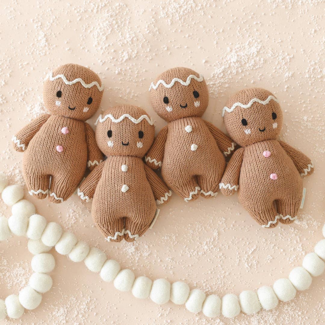 Baby Knitted Icing White Gingerbread