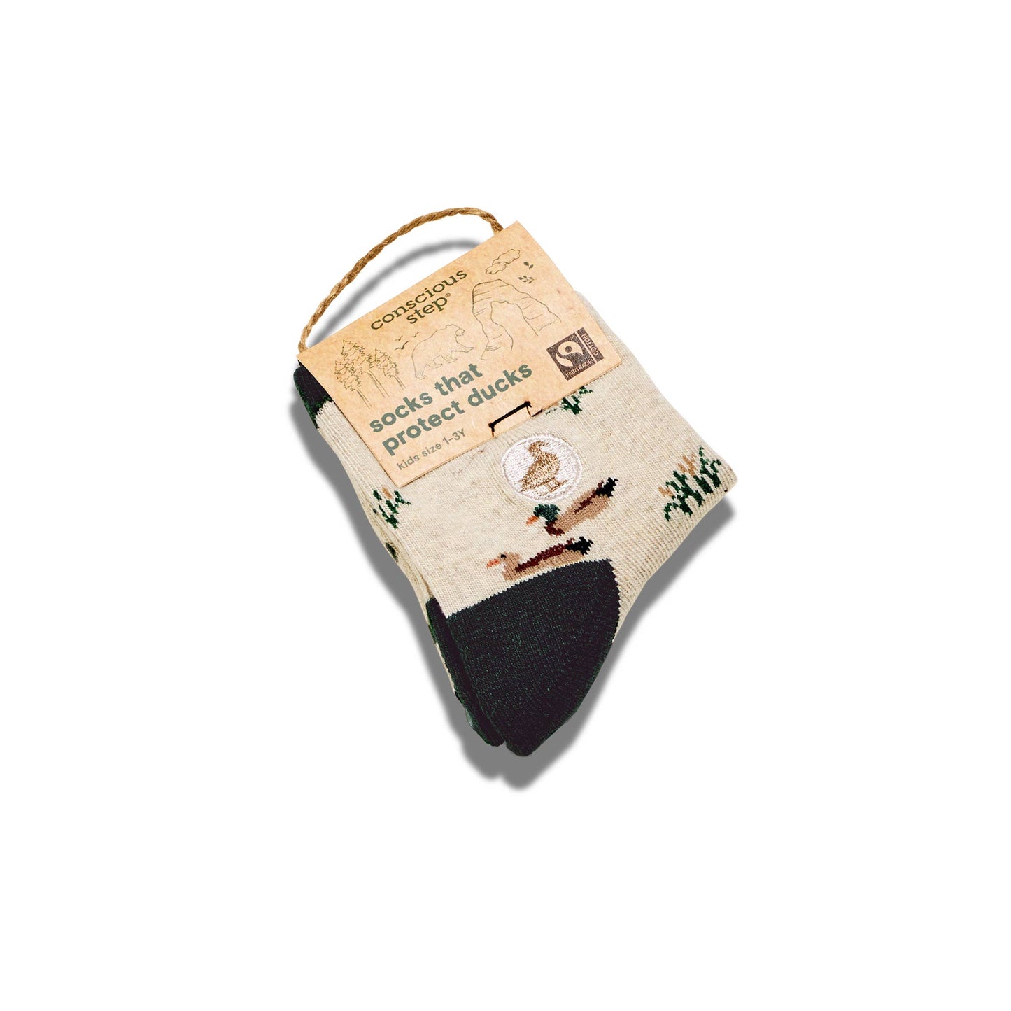 Organic Kids Socks that Protect - Ducks
