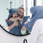 Hooded Towel + Wash Mitt Set- Rain