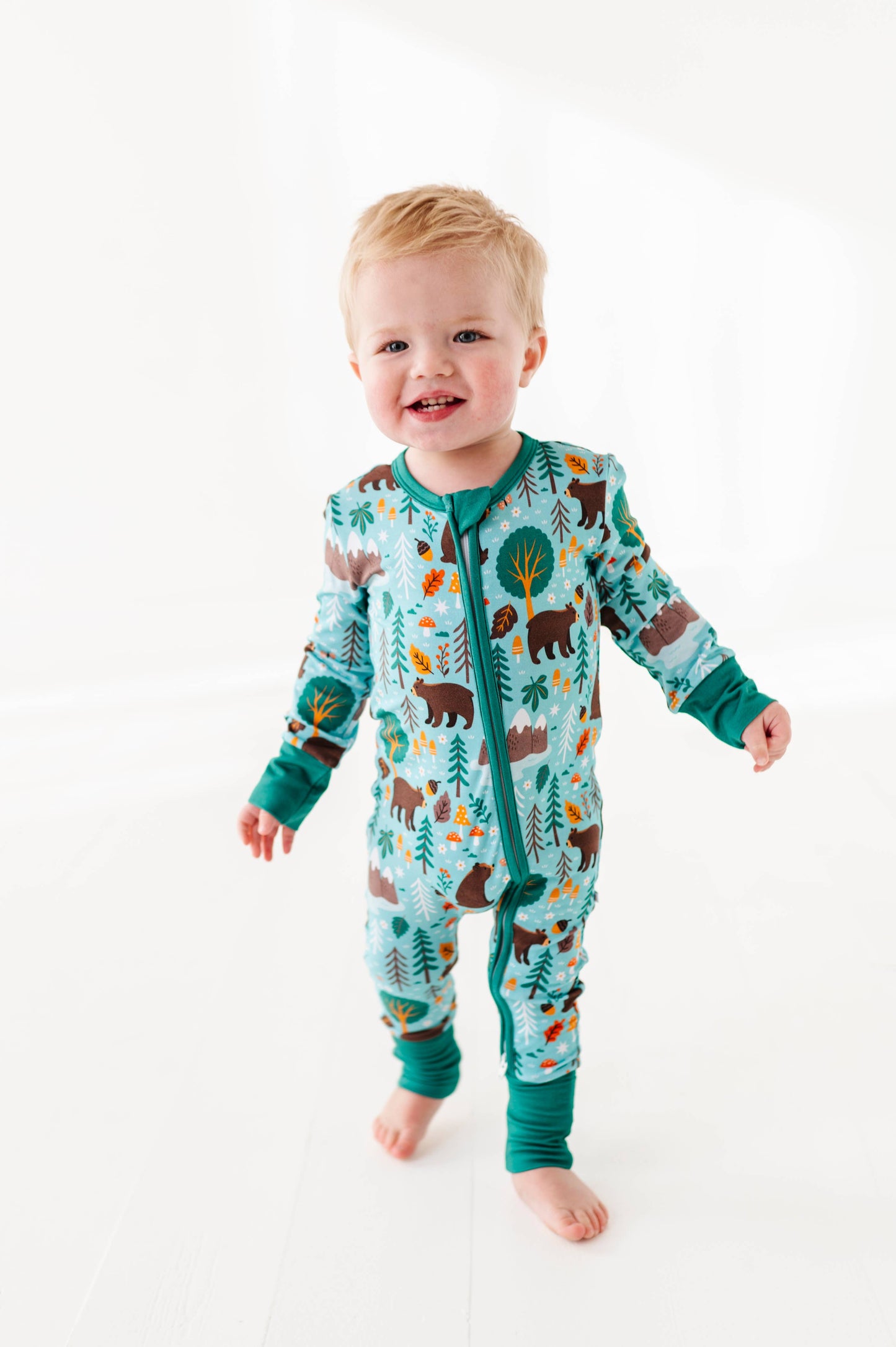 Woody Woodland Bamboo Pajamas