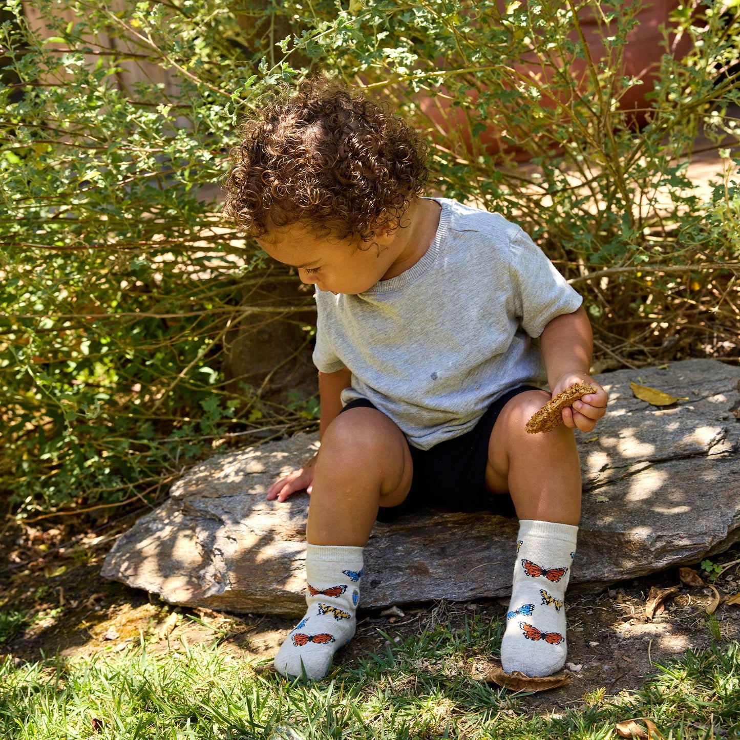 Organic Kids Socks that Protect - Butterflies