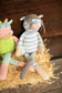 Organic Pirate Pig Plush Toy
